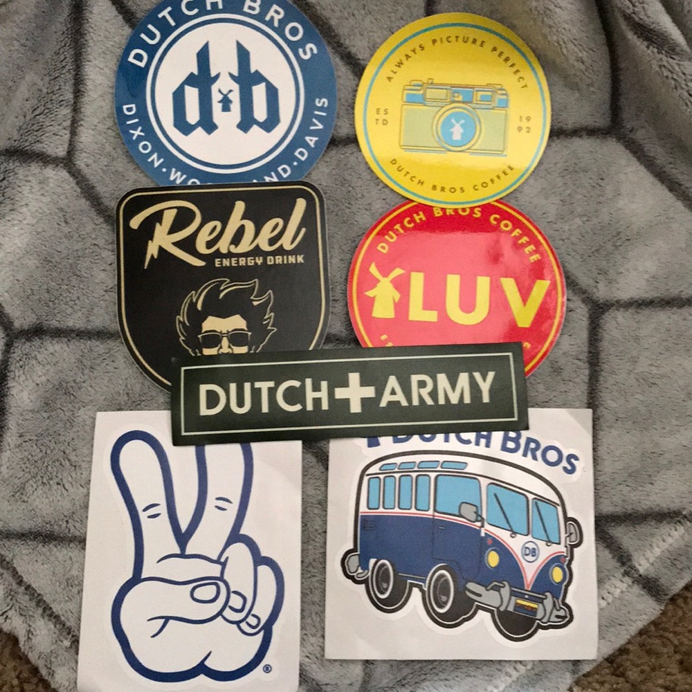 dutch bros stickers